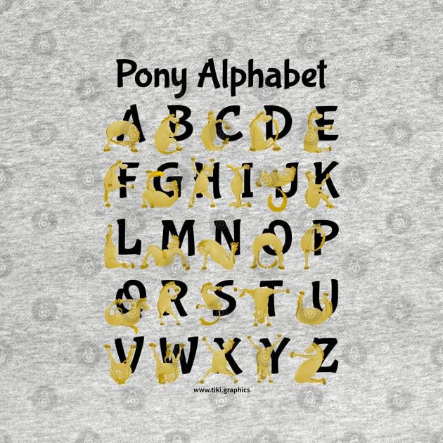 Pony Alphabet Chart by mailboxdisco